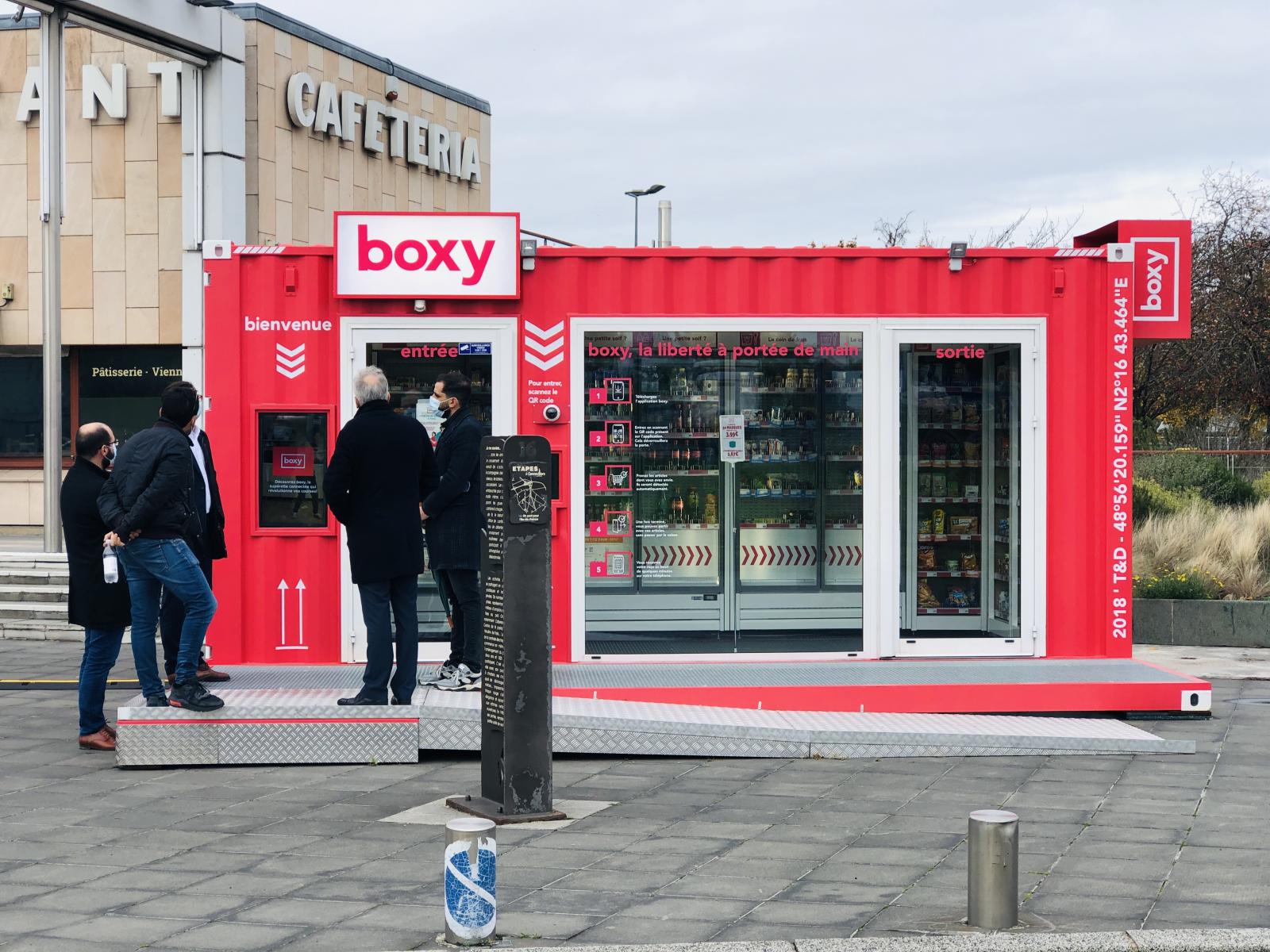 BOXY: l’arrive de l’picerie connecte sur le port de Gennevilliers.