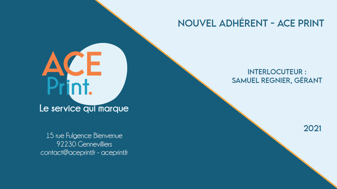 ACE Print, l’atelier français de marquage textile et objet, rejoint la CP-SA.
