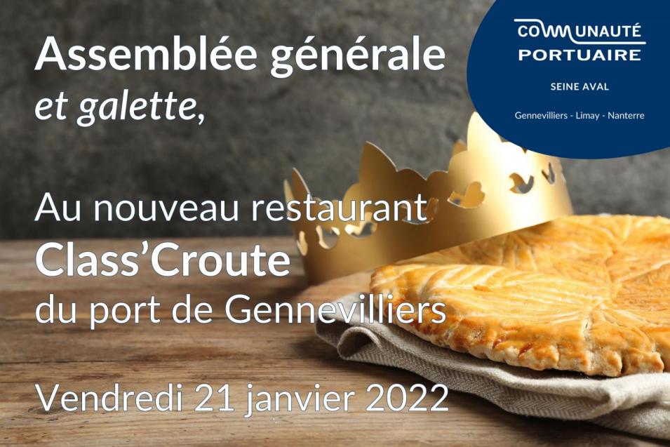 Assemblée générale vendredi 21 Janvier de 8H à 10H