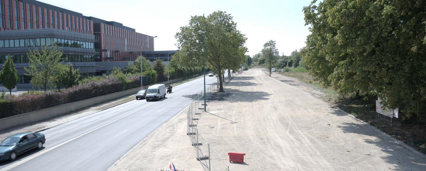 La RD 911 à Gennevilliers