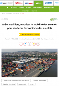 Lu dans NPI - Navigation Ports Intermodalité