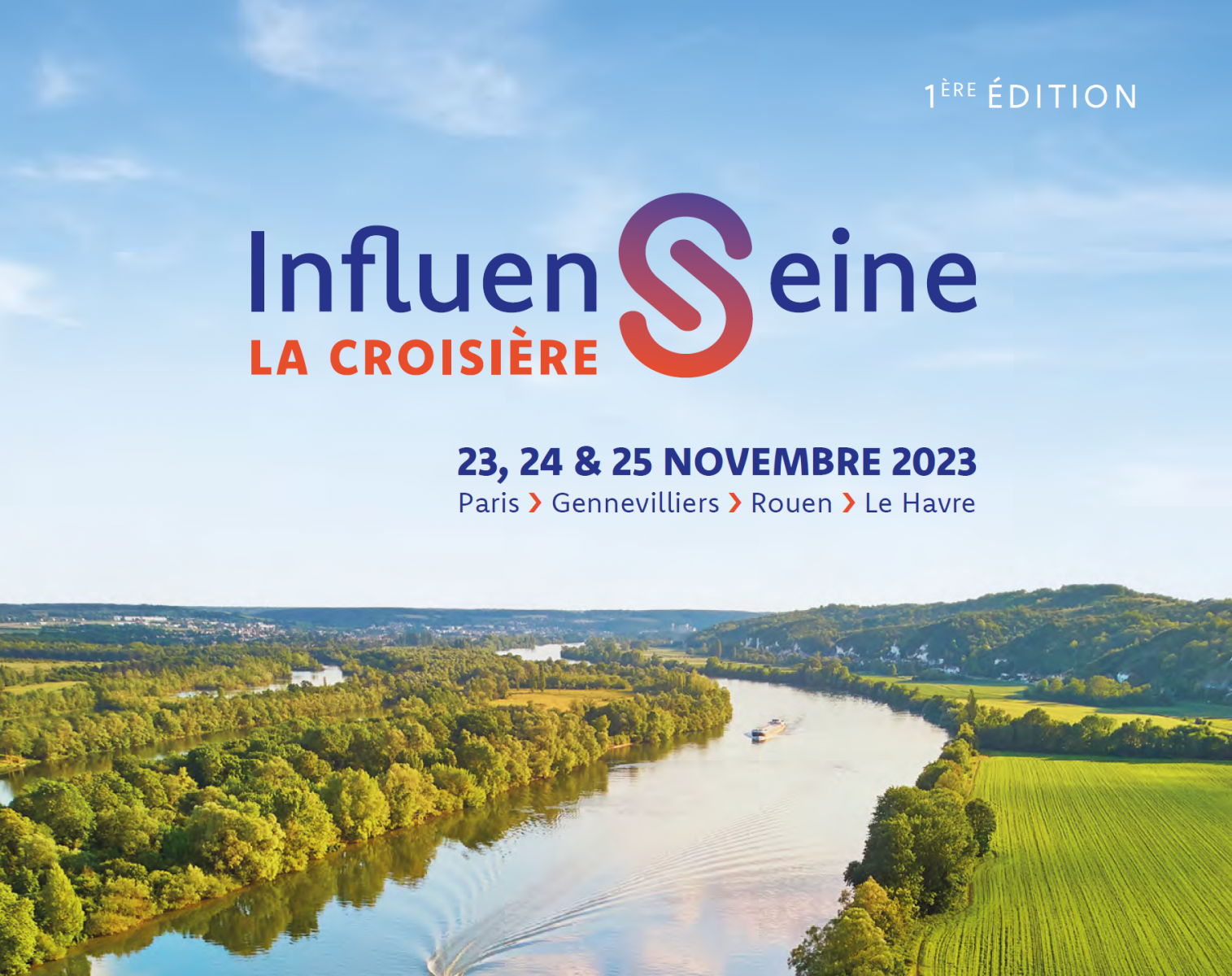 InfluenSeine, la croisière de l'Axe-Seine