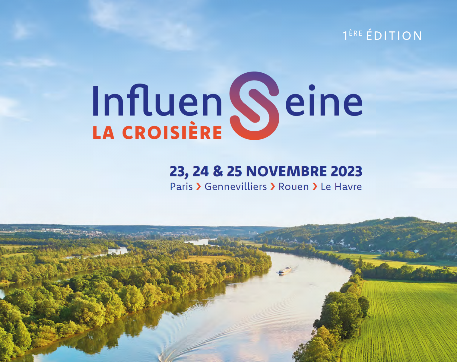 InfluenSeine, la croisire de l'Axe-Seine