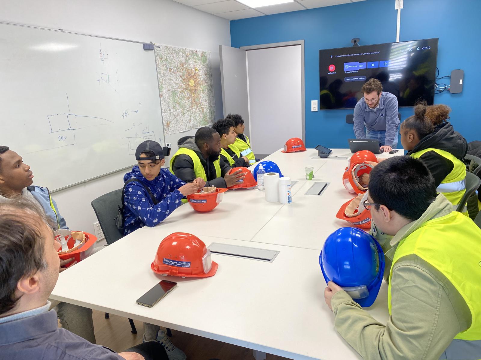 Crons des vocations ! Semaine dcouverte des entreprises du port de Gennevilliers