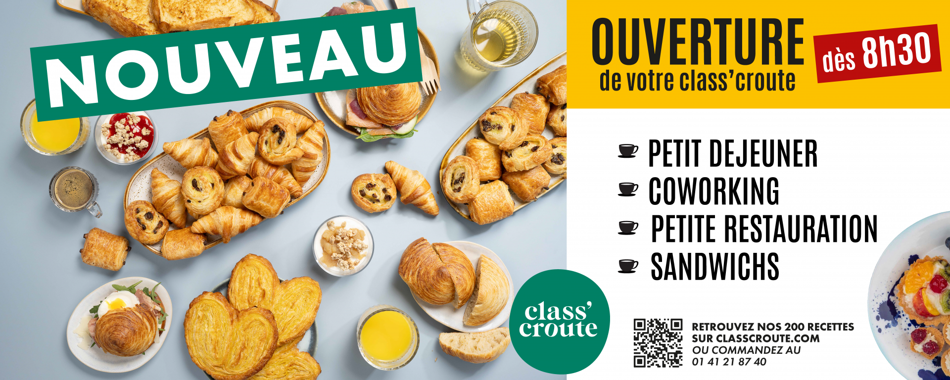 Le Class'croute du port de Gennevilliers ouvre à 8h30 !