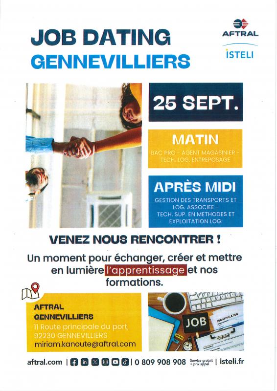 Job Dating Apprentissage : rencontrez vos futurs talents avec l’AFTRAL