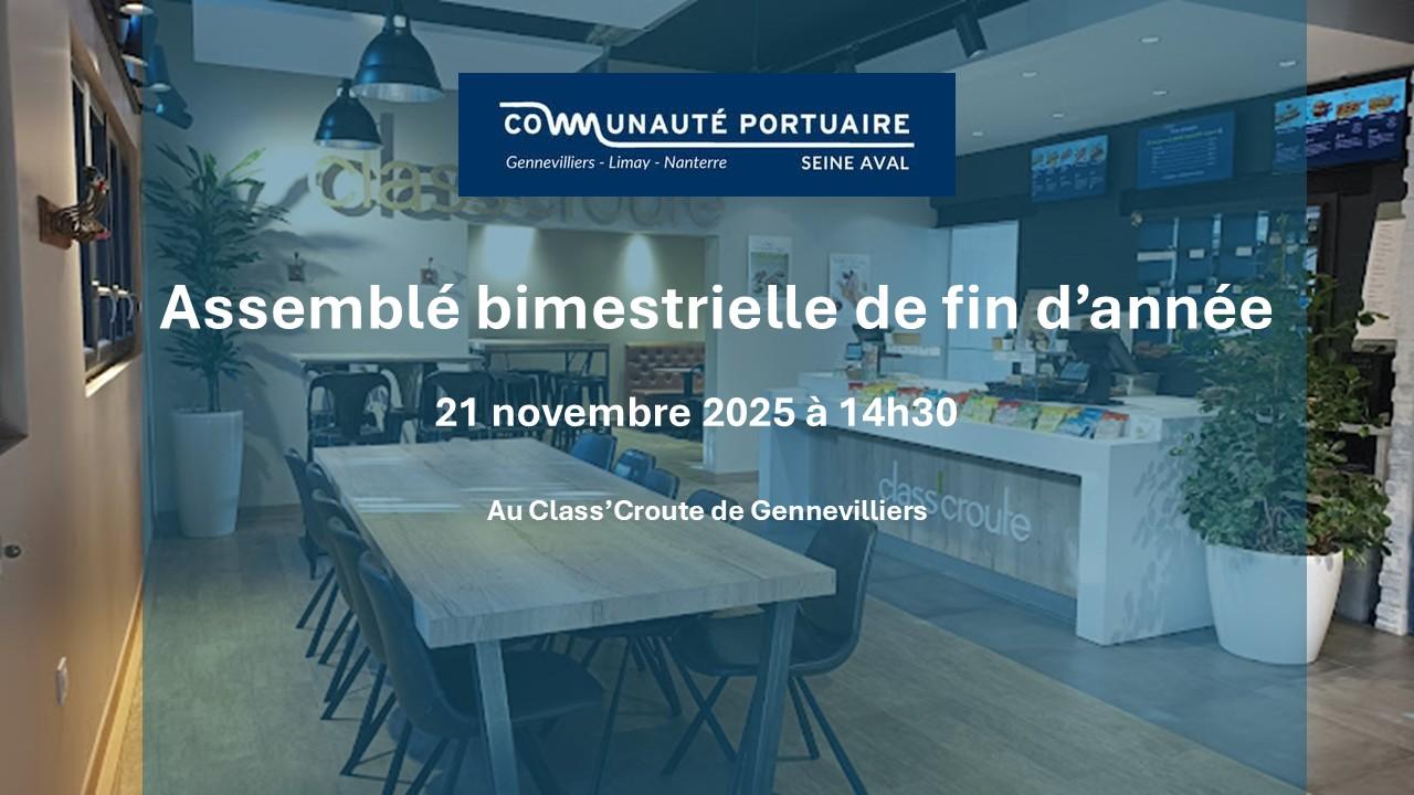 Assemblée bimestrielle de fin d'année