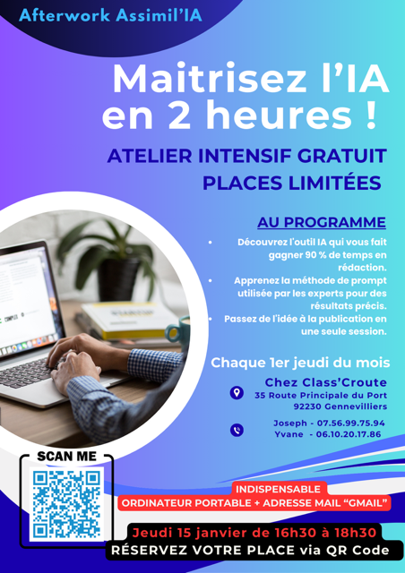 Afterwork Assimil’IA du 15 janvier 2026