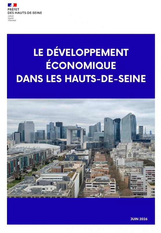 Développement, économique et emploi dans les Hauts-de-Seine - Le premier livret dédié au développement économique