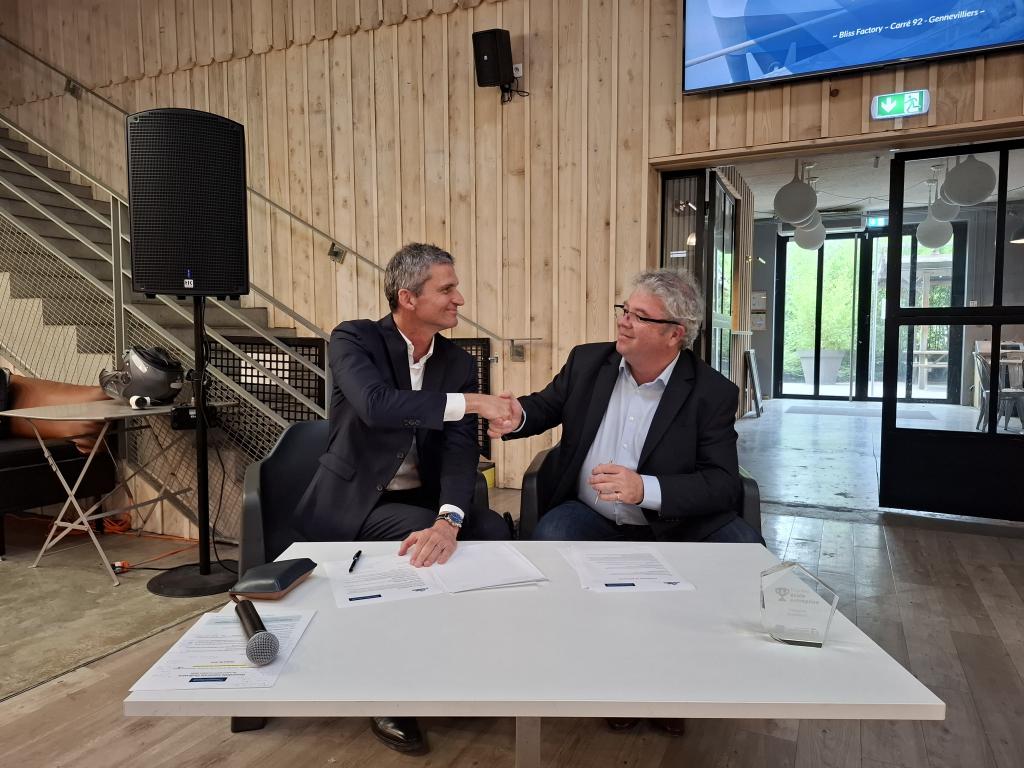 Signature d'une convention historique entre la Communauté portuaire Seine Aval et Cap Bonneuil