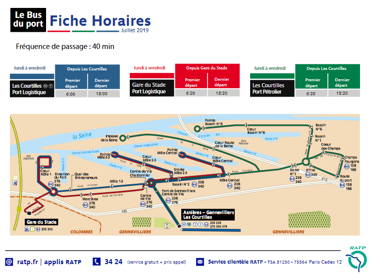 Le Bus du Port : évolutions de la ligne 538