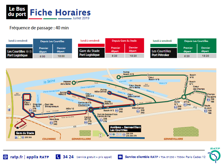 Le Bus du Port : volutions de la ligne 538