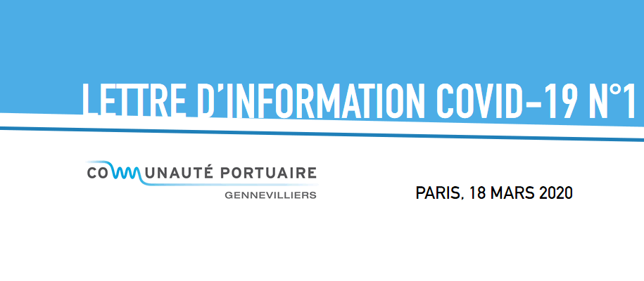 Lettre d'information Covid-19 n°1