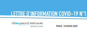 Lettre d'information Covid-19 n°1