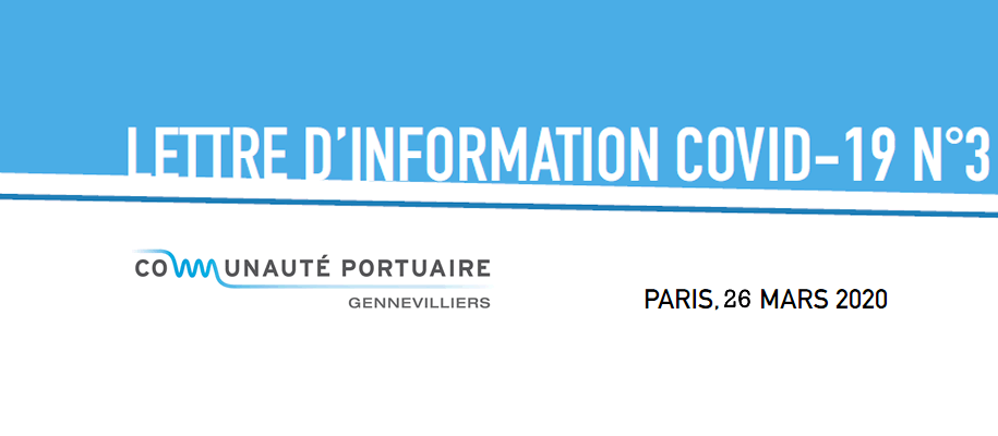 Lettre d'information Covid-19 n°3