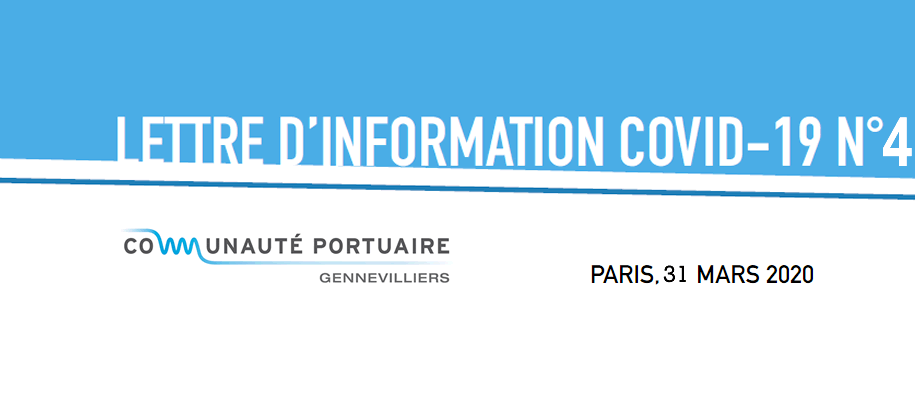 Lettre d'information CPG Covid19 N°4