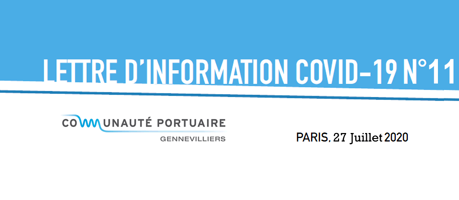 Lettre d'information CPG Covid19 N°11