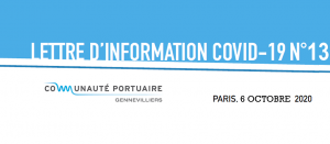 Lettre d'information CPG Covid19 N°13